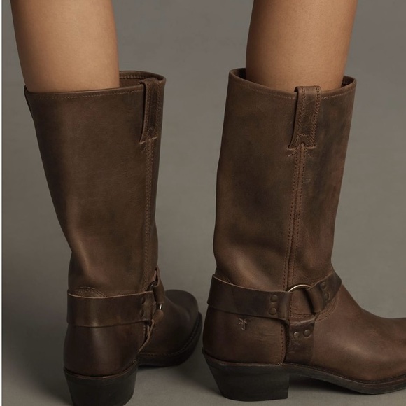 Free People Frye Harness 12R Boots 8.5 MOTO - Picture 3 of 9
